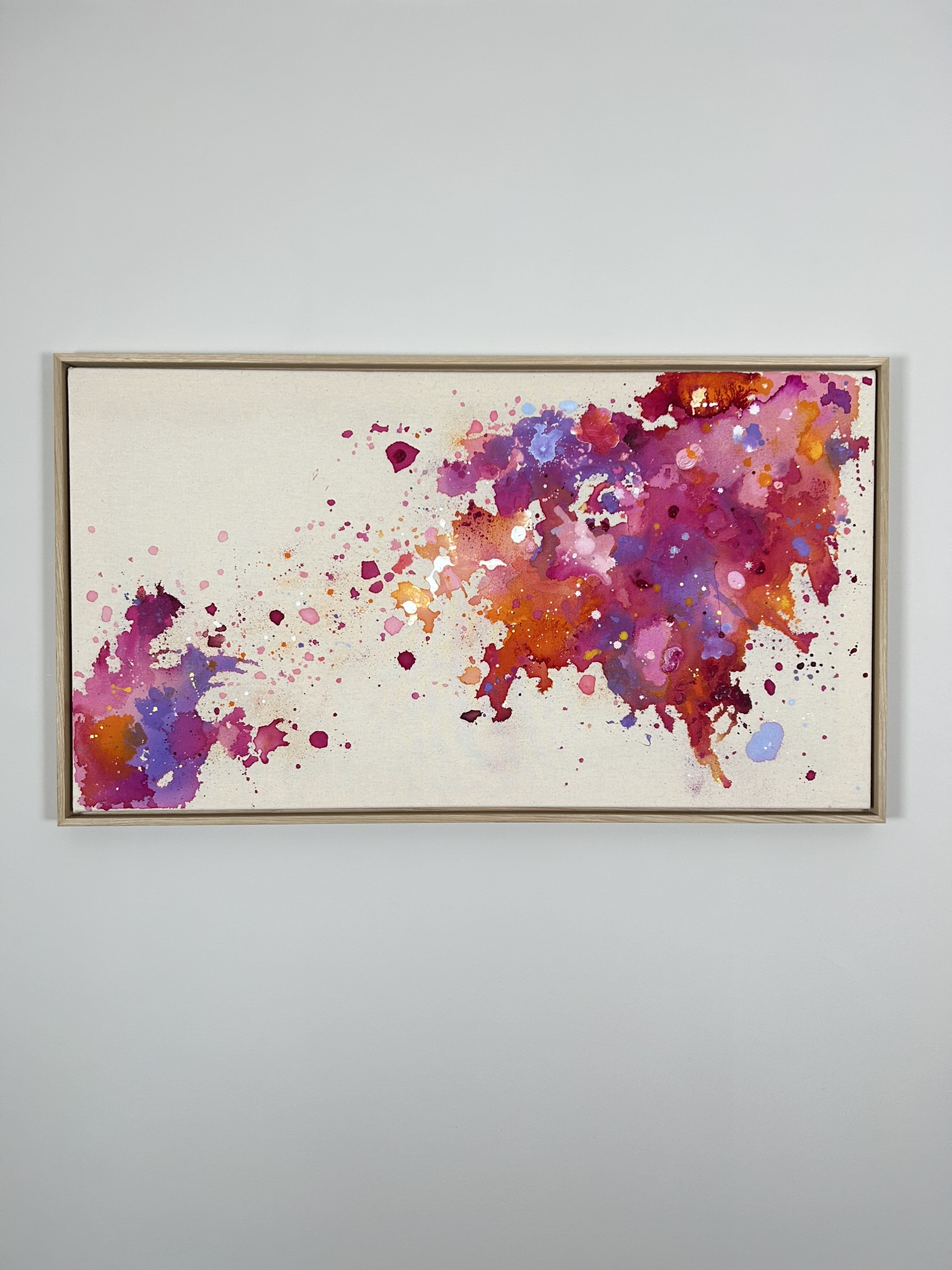 Innenleben, 2025, Acryl auf roher Baumwollleinwand, Ansicht 6